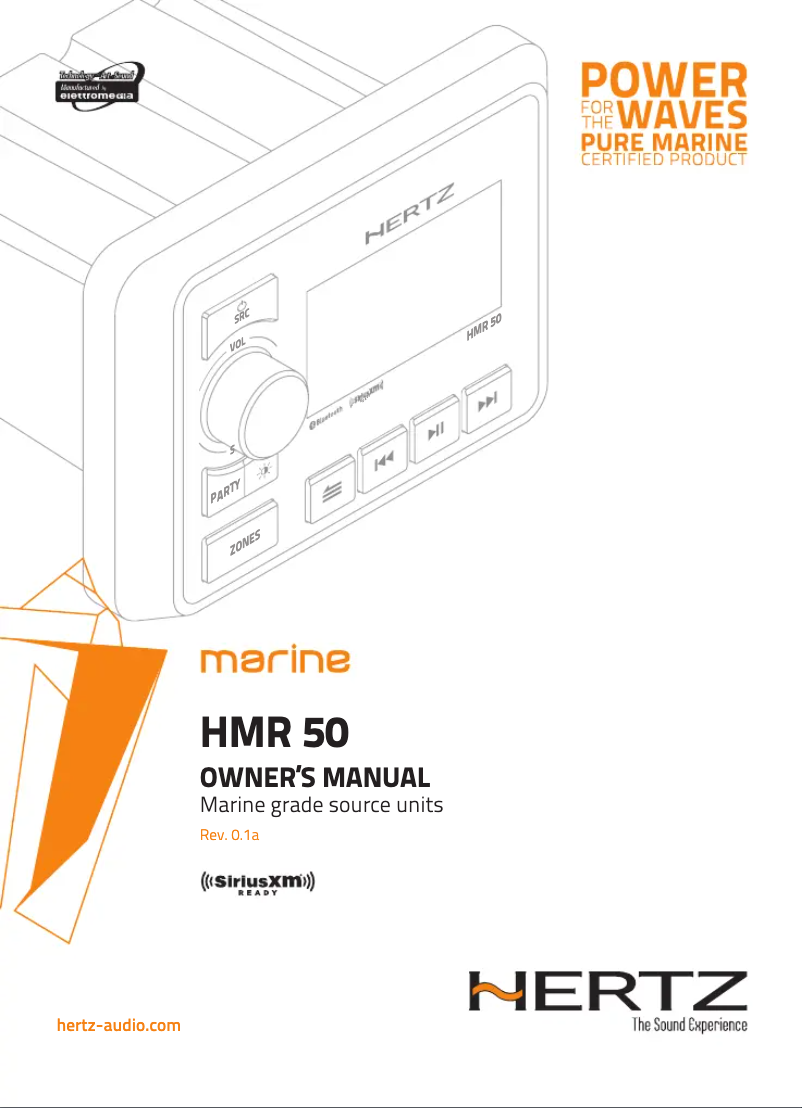Page 1 de la notice Manuel utilisateur Hertz HMR 50
