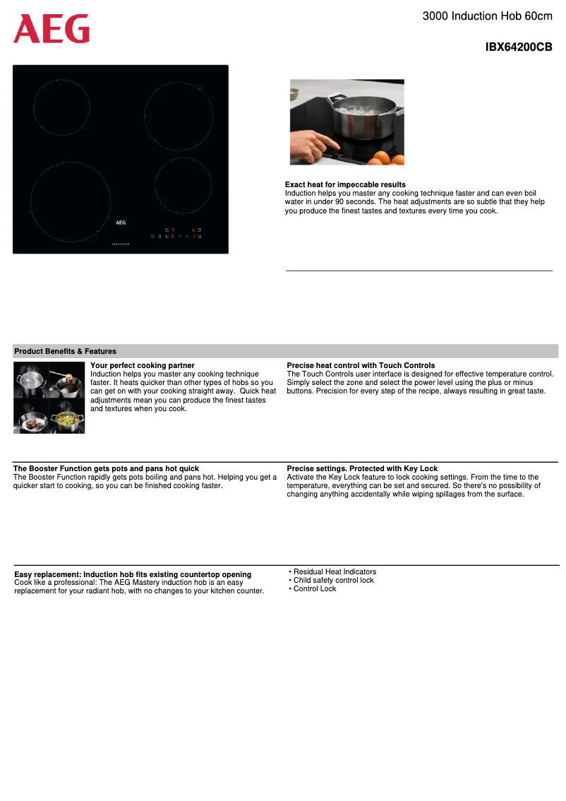 Image de la première page du manuel de l'appareil IBX64200CB