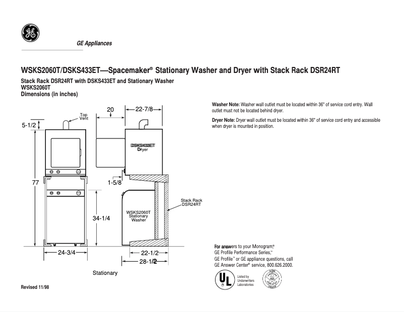 Image de la première page du manuel de l'appareil WSKS2060TAB