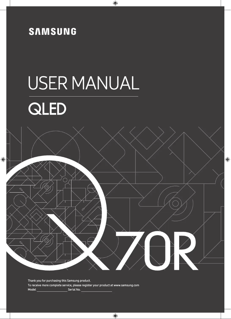 Page n°1 - Manuel utilisateur Samsung QLED QE75Q70R