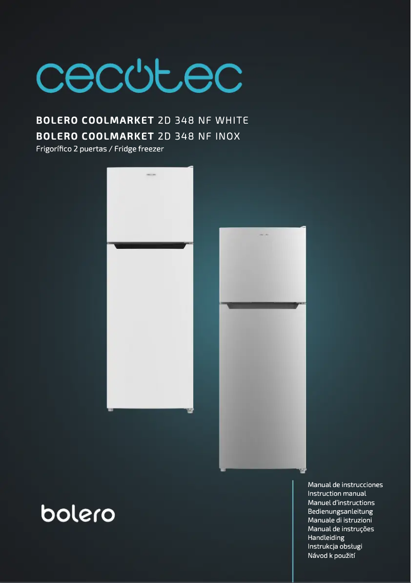 Image de la première page du manuel de l'appareil Bolero CoolMarket 2D 348 NF