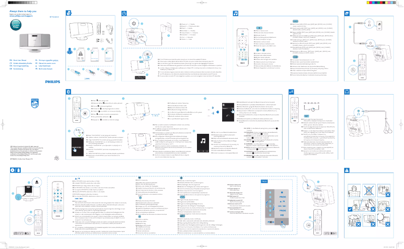 Page 1 de la notice Manuel utilisateur Philips BTM2060W