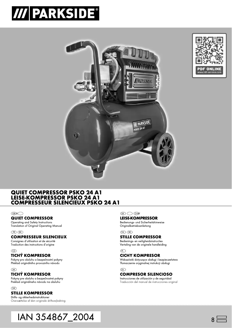 Image de la première page du manuel de l'appareil PSKO 24 A1