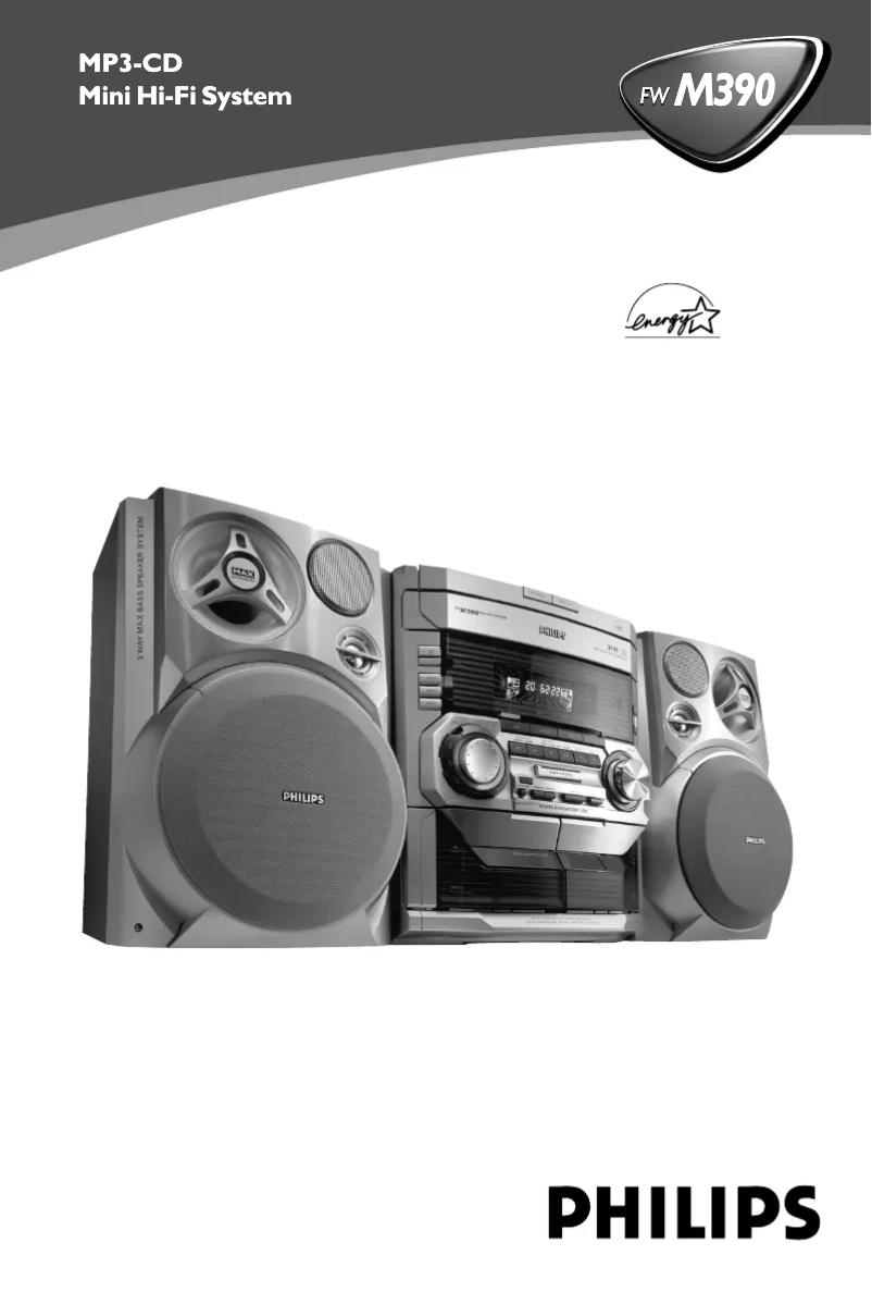 Página 1 del manual Manual de usuario Philips FWM390