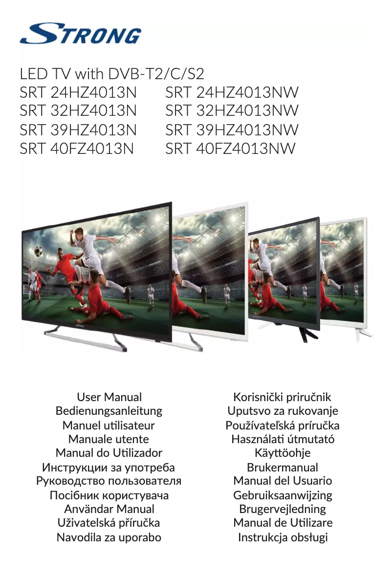 Page n°1 - Manuel utilisateur Strong 32HZ4013NW