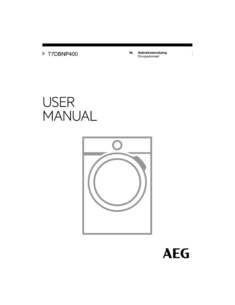 Image de la première page du manuel de l'appareil T7DBNP400