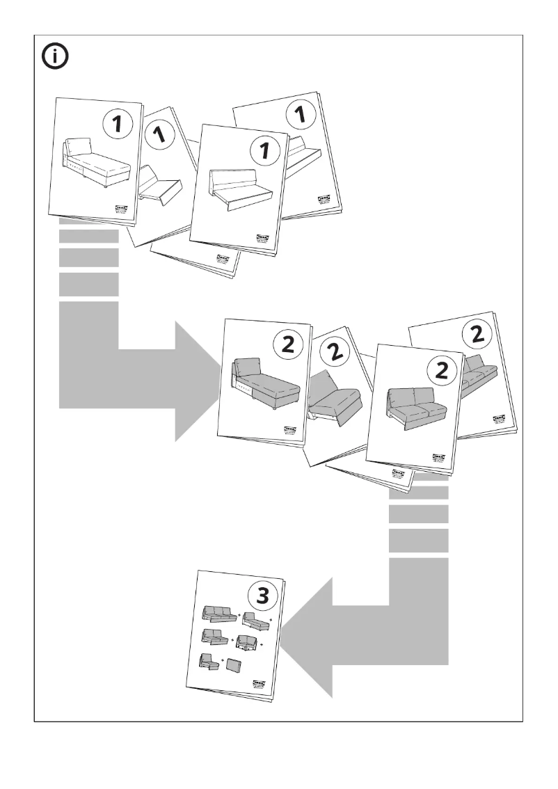 Page 1 de la notice Manuel utilisateur Ikea VIMLE 604.886.39