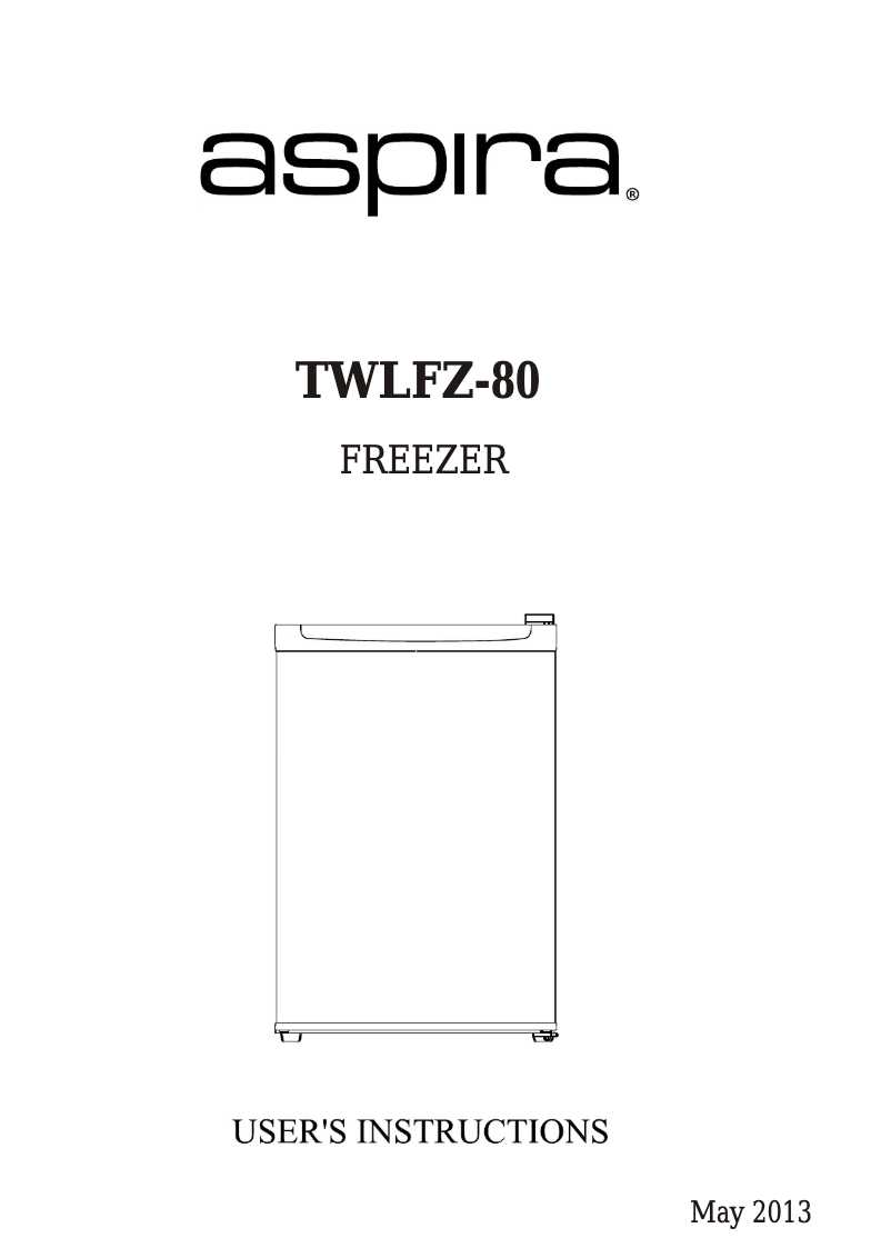 Image de la première page du manuel de l'appareil TWLFZ-80