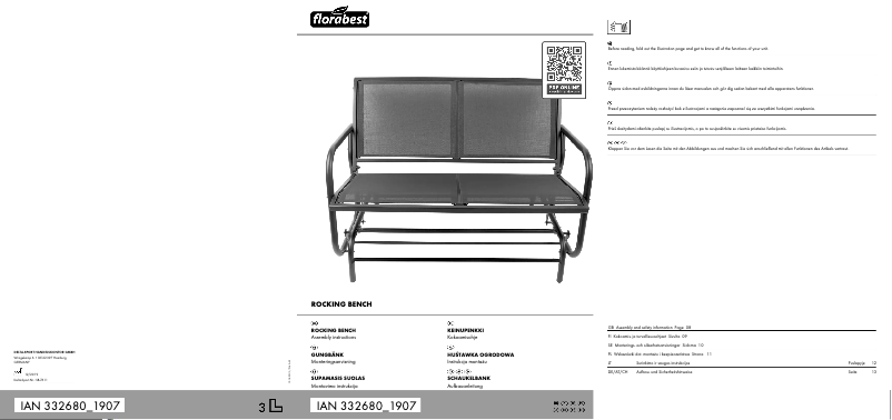 Página 1 del manual Manual de usuario Florabest IAN 332680