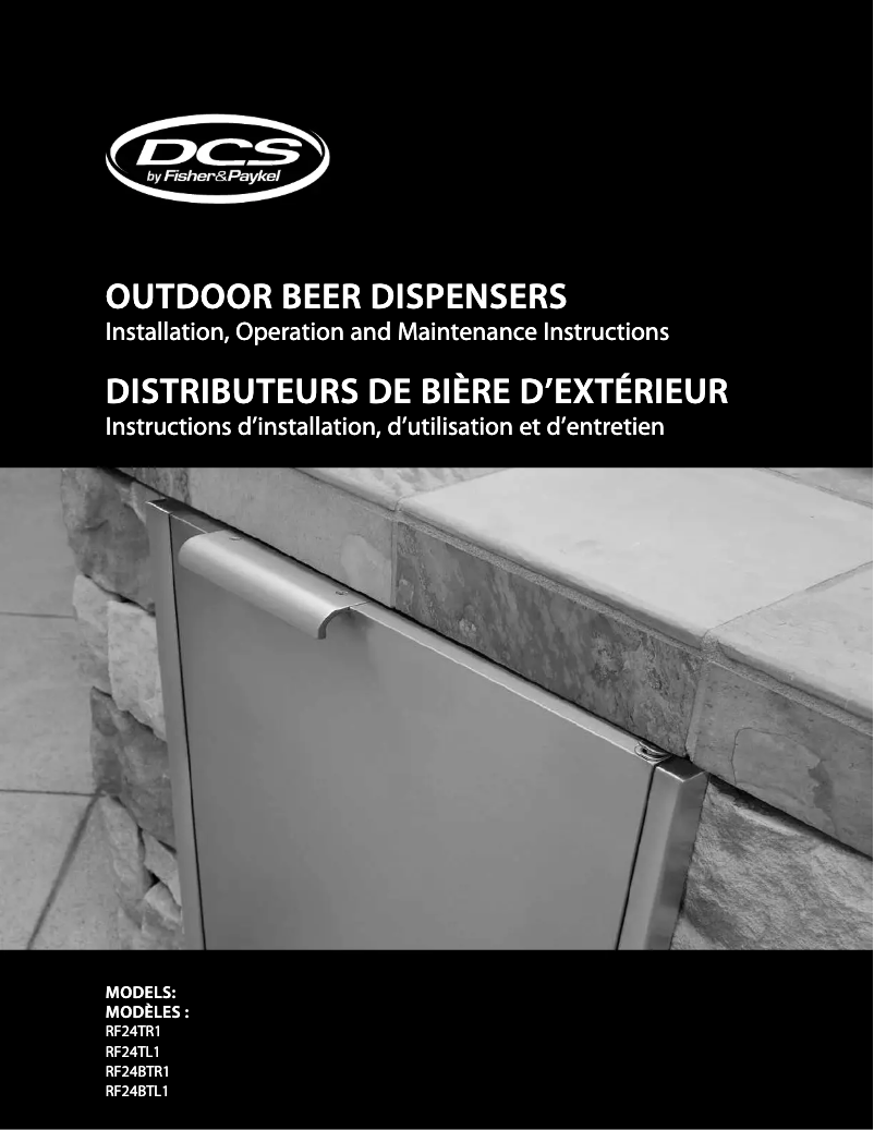 Page 1 de la notice Manuel utilisateur DCS RF24BTR2