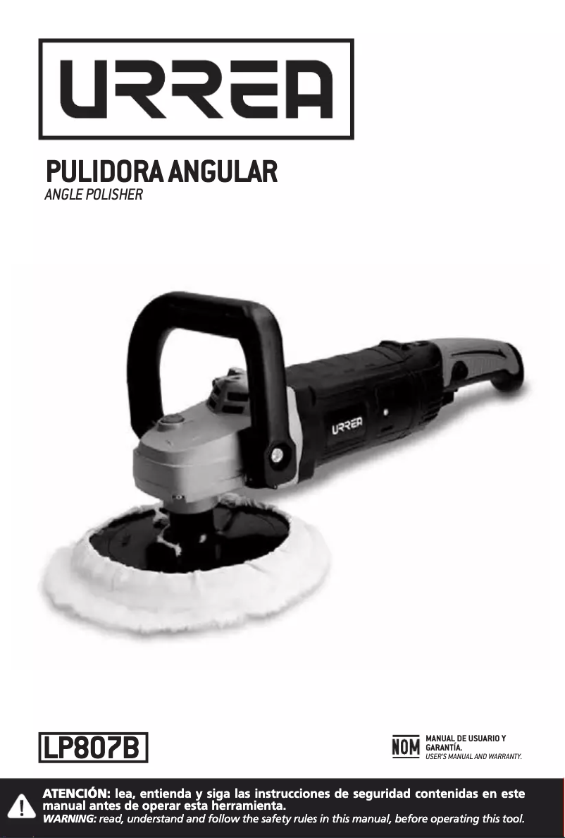 Page n°1 - Manuel utilisateur Urrea LP807B