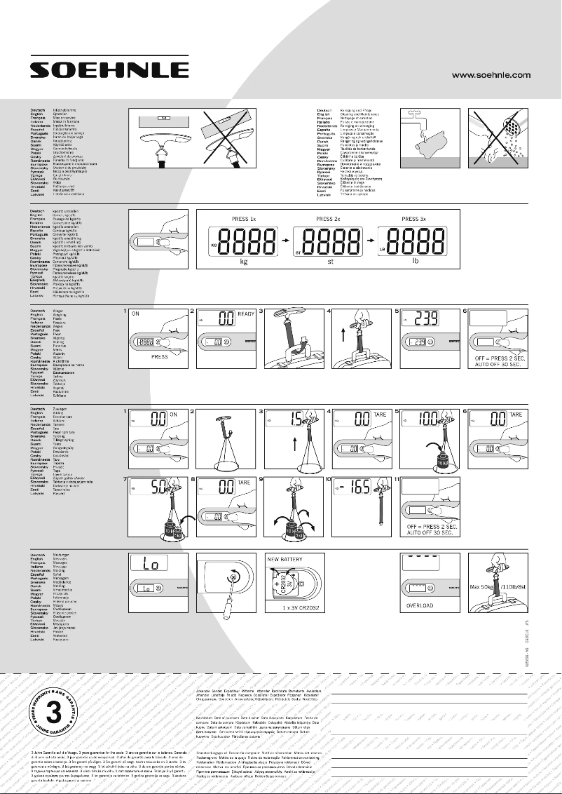 Page n°1 - Manuel utilisateur Soehnle Travel 66172
