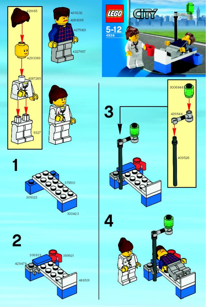 Page n°1 - Manuel utilisateur Lego Doc & Patient