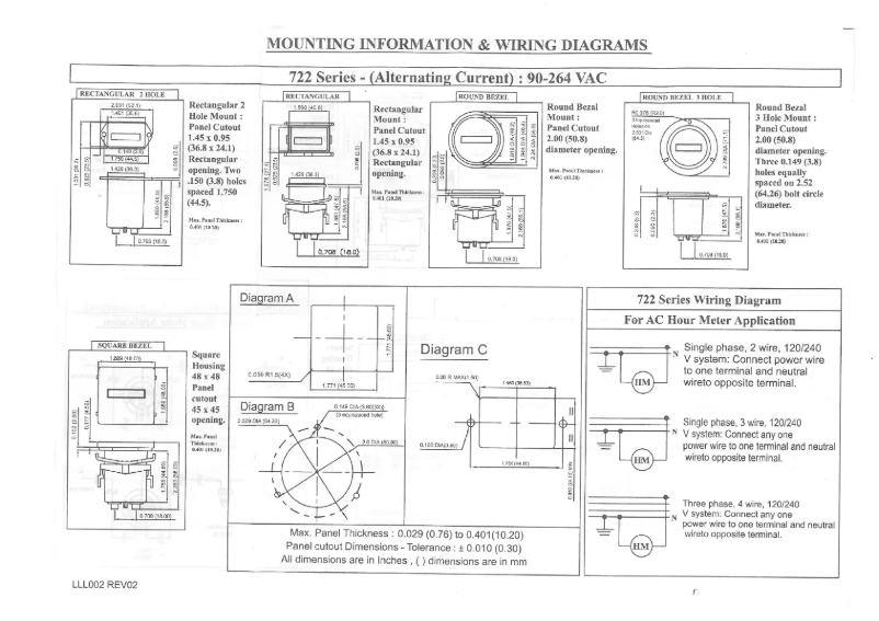 Image de la première page du manuel de l'appareil 722-0002