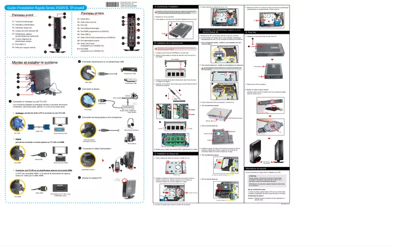 Image de la première page du manuel de l'appareil XS35GS-804 V3L