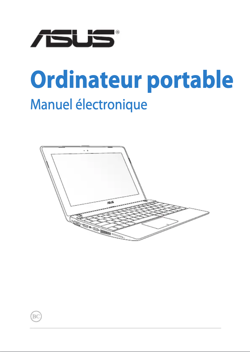 Page n°1 - Manuel utilisateur Asus X102BA