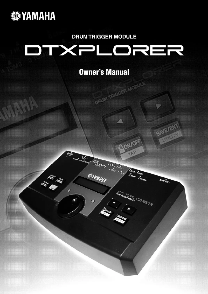 Page n°1 - Manuel utilisateur Yamaha DTXPLORER
