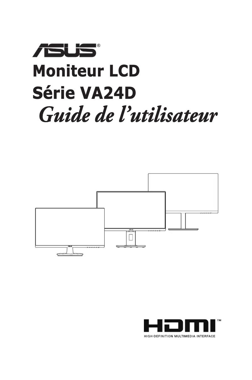 Image de la première page du manuel de l'appareil VA24DQSB