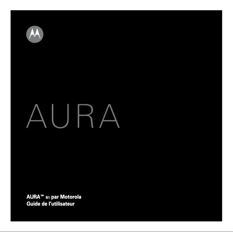 Imagen de la primera página del manual del dispositivo AURA R1