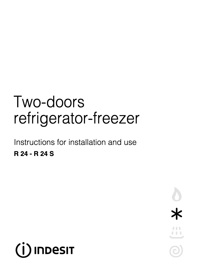 Image de la première page du manuel de l'appareil R 24 (UK) (0)