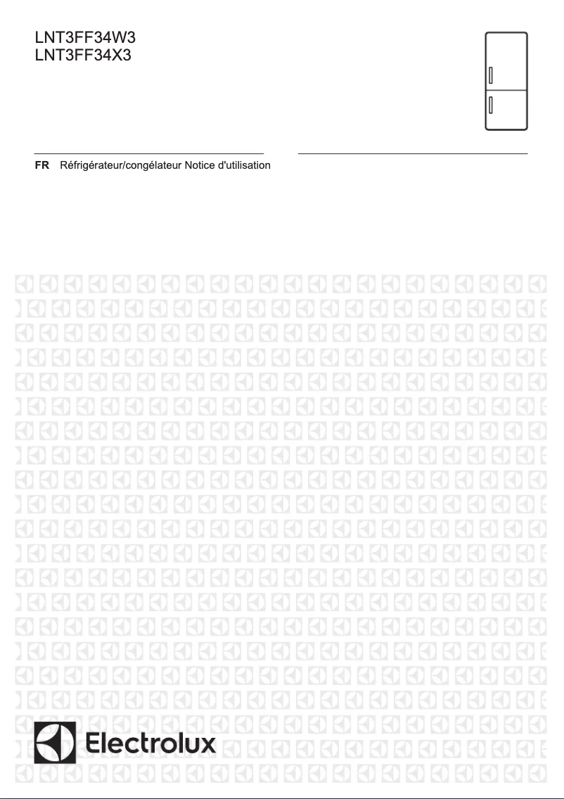 Page 1 de la notice Manuel utilisateur Electrolux LNT3FF34X3