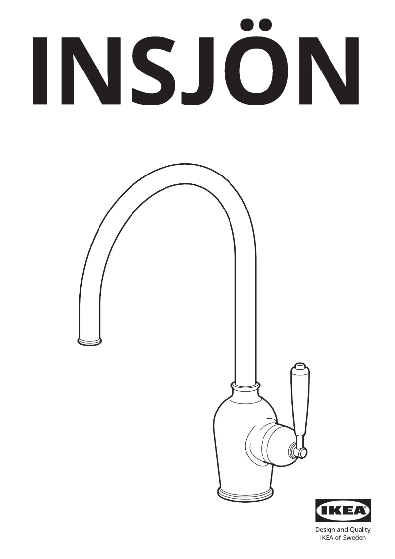 Image de la première page du manuel de l'appareil INSJÖN 605.073.84