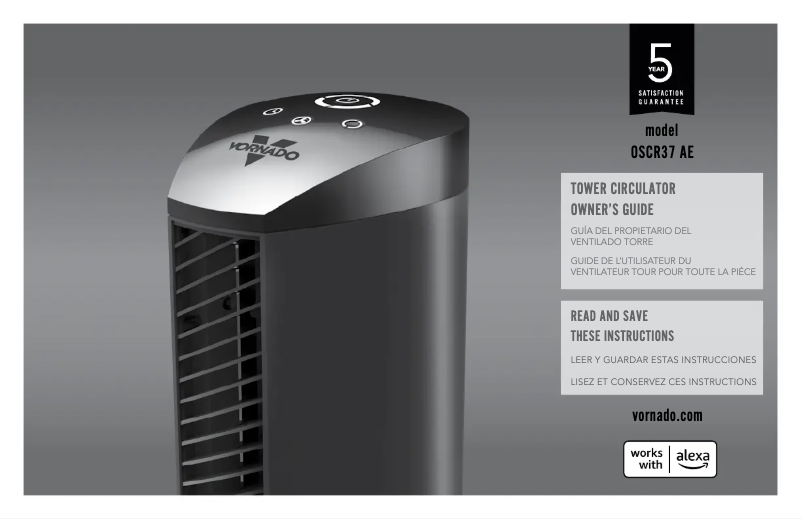 Image de la première page du manuel de l'appareil OSCR37