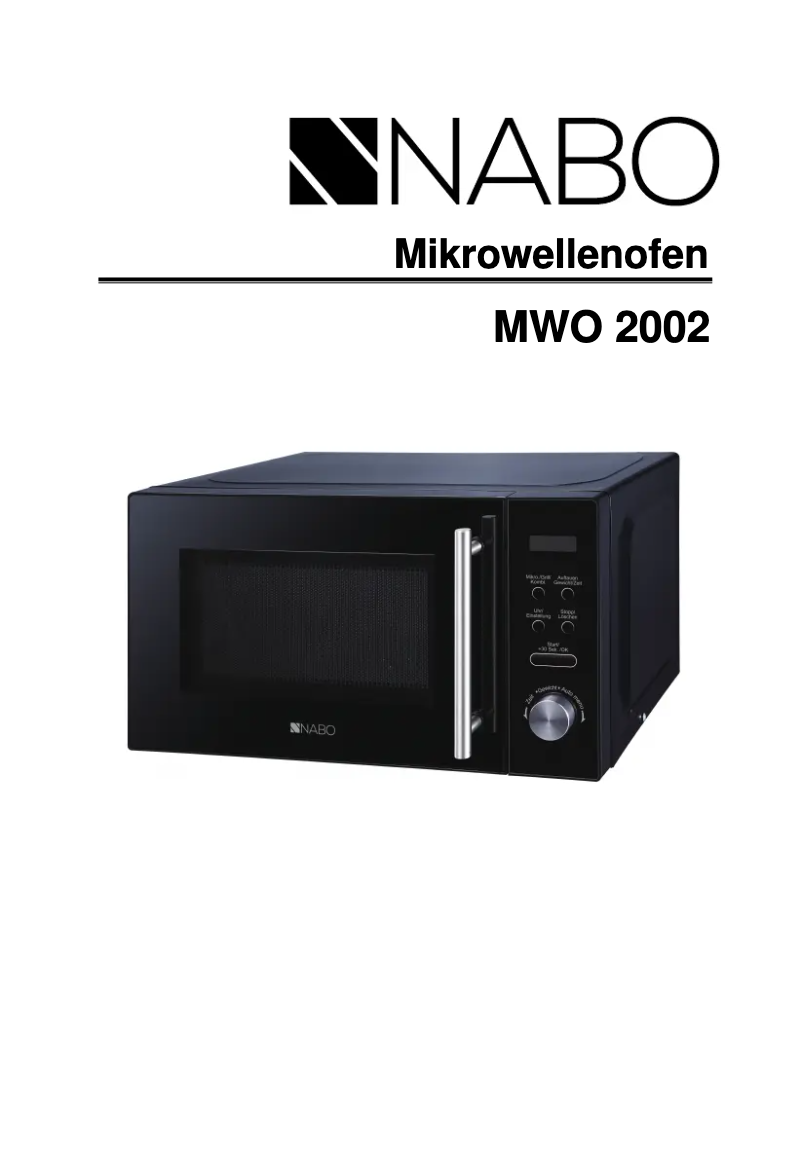 Image de la première page du manuel de l'appareil MWO 2002