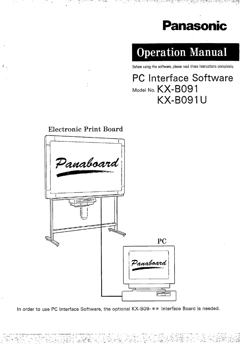 Image de la première page du manuel de l'appareil KX-R196