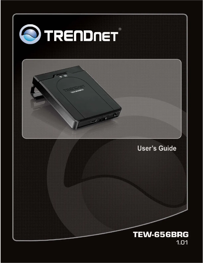 Page n°1 - Manuel utilisateur TRENDnet TEW-656BRG