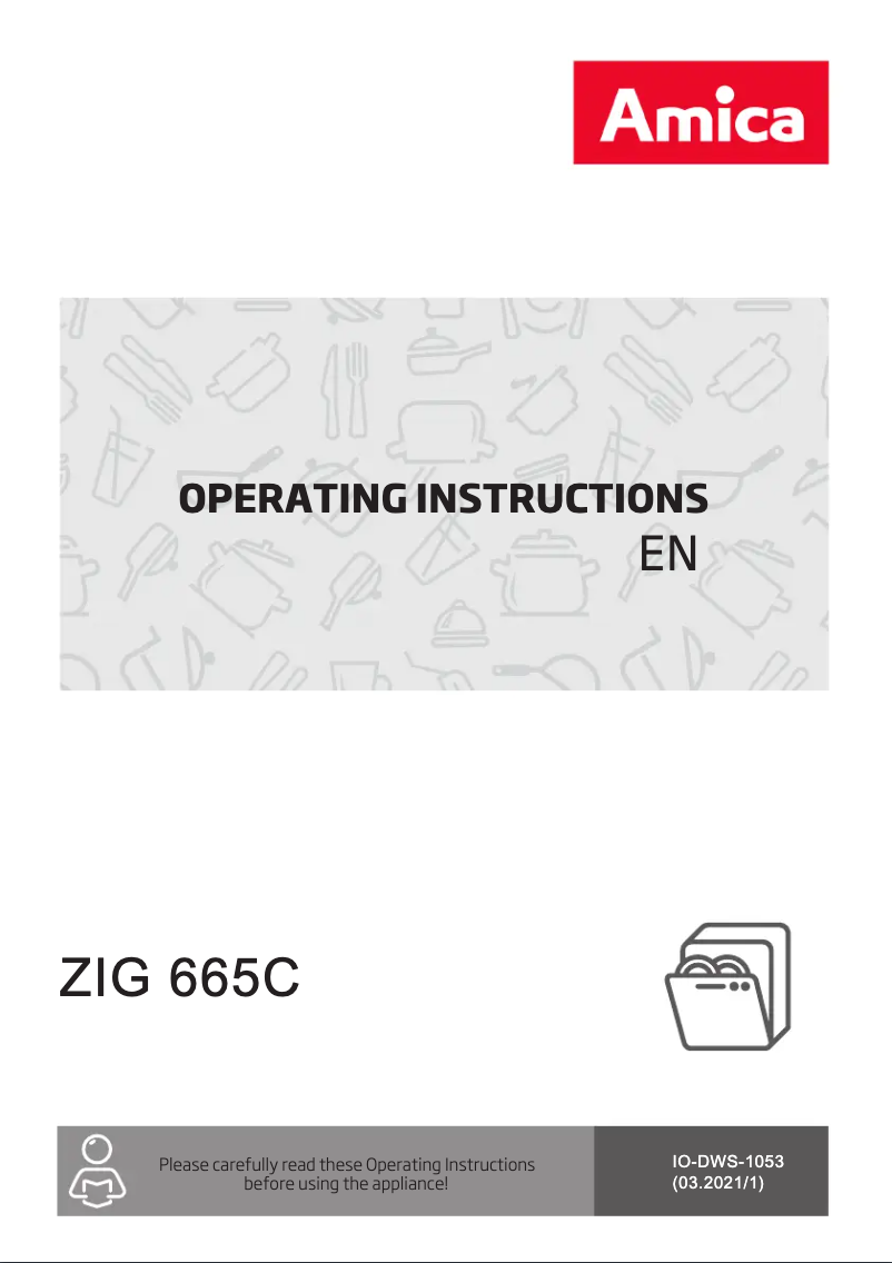 Page n°1 - Manuel utilisateur Amica ZIG 665C