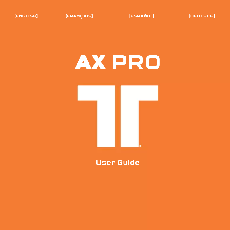 Página 1 del manual Manual de usuario Mad Catz AX Pro