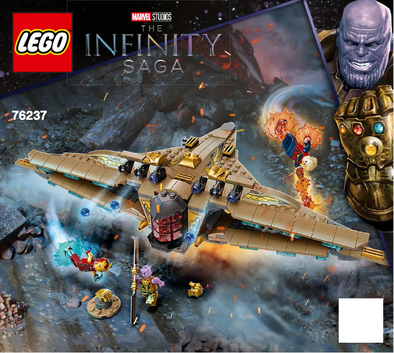 Page n°1 - Manuel utilisateur Lego Marvel Studios The Infinity Saga 76237