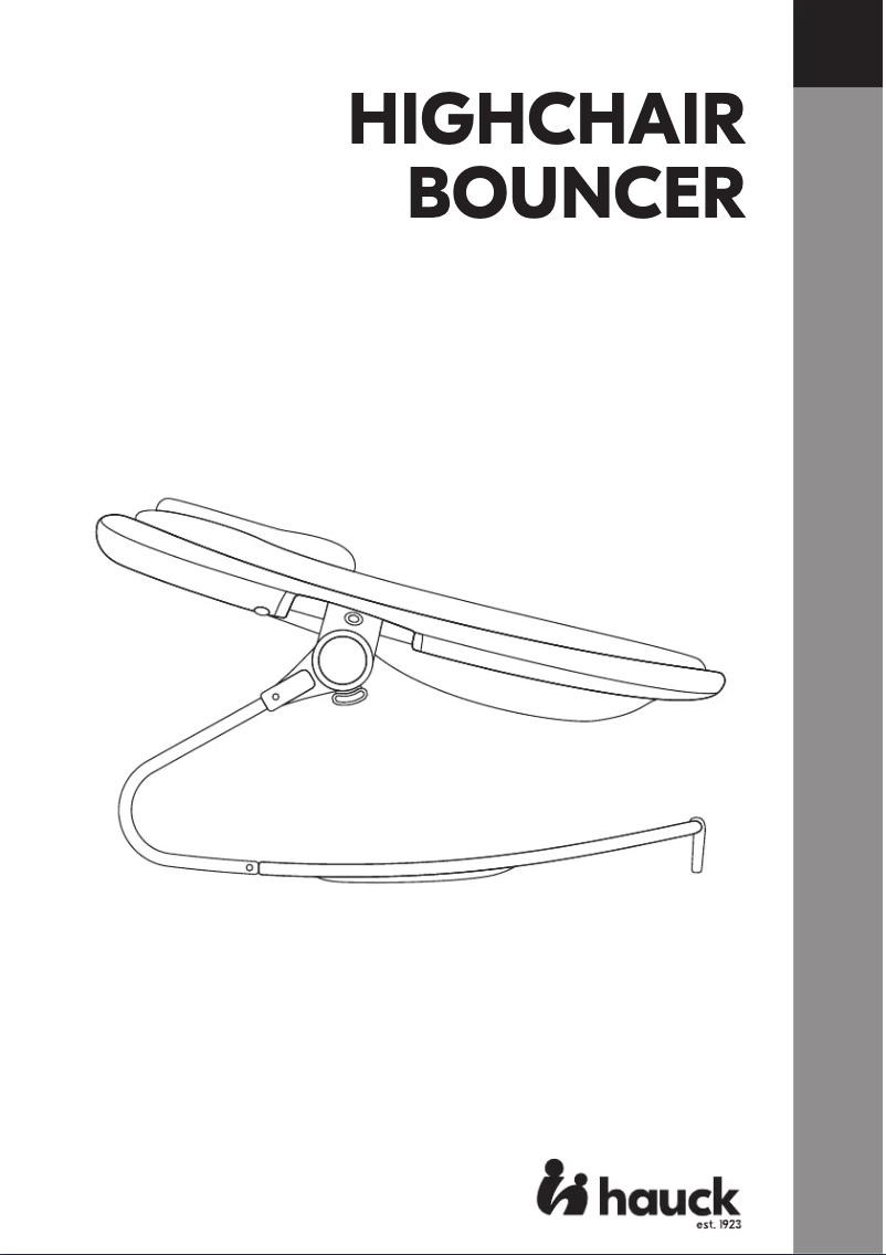Page n°1 - Manuel utilisateur Hauck Highchair Bouncer