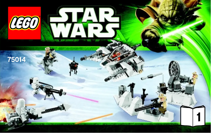 Página 1 del manual Manual de usuario Lego Star Wars 75014