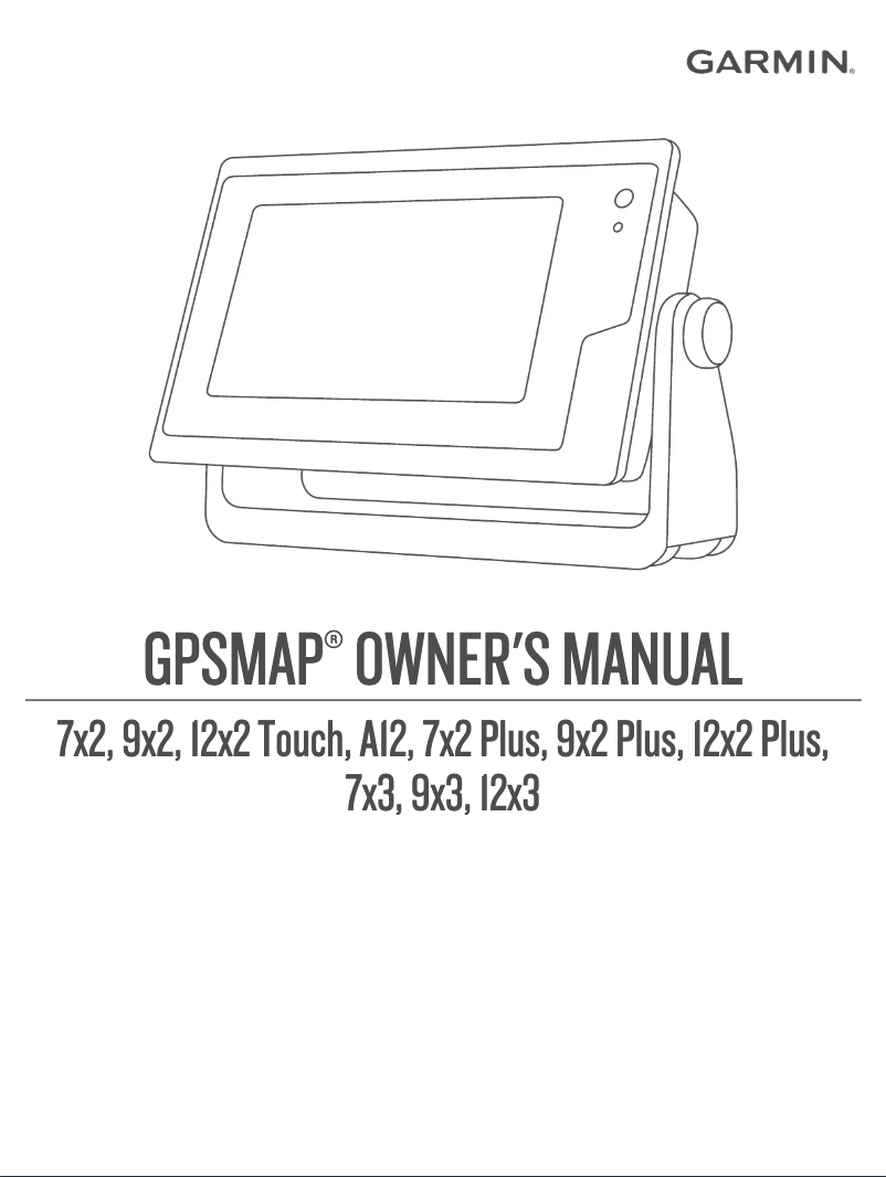 Image de la première page du manuel de l'appareil GPSMap 7x3