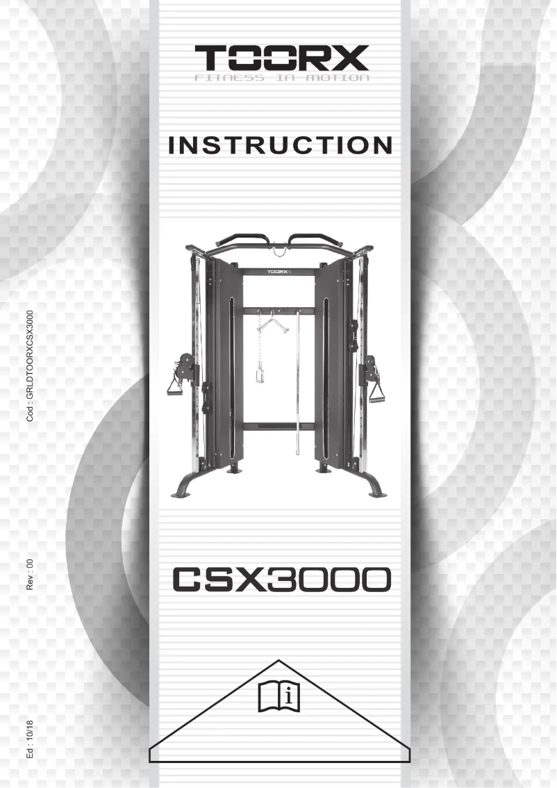 Page 1 de la notice Manuel utilisateur Toorx CSX-3000