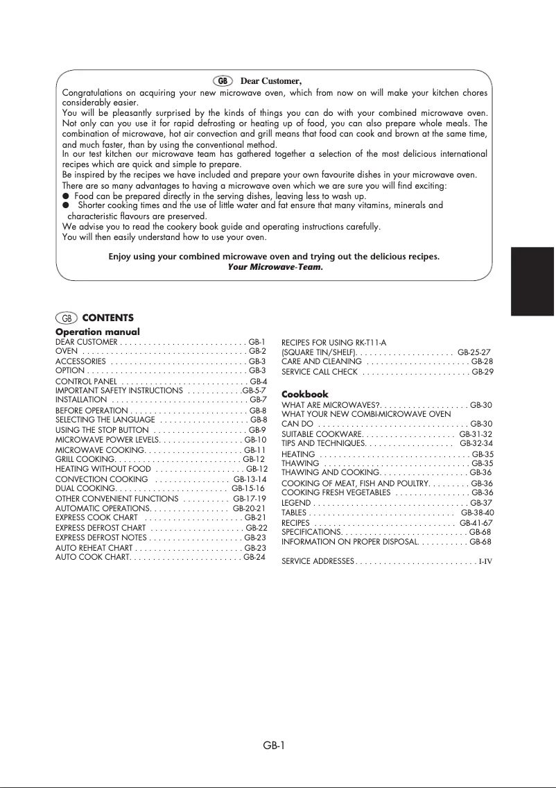 Image de la première page du manuel de l'appareil R-940 IN