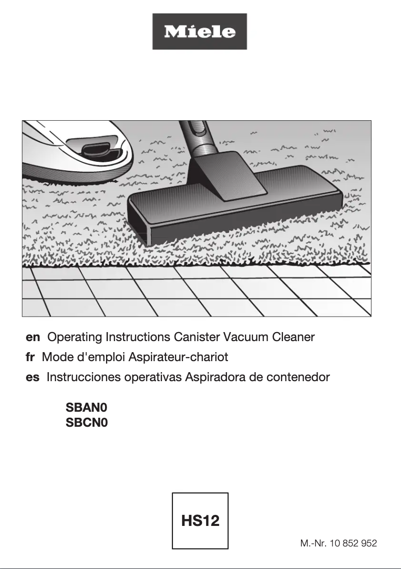 Page n°1 - Manuel utilisateur Miele Classic C1 Pure Suction