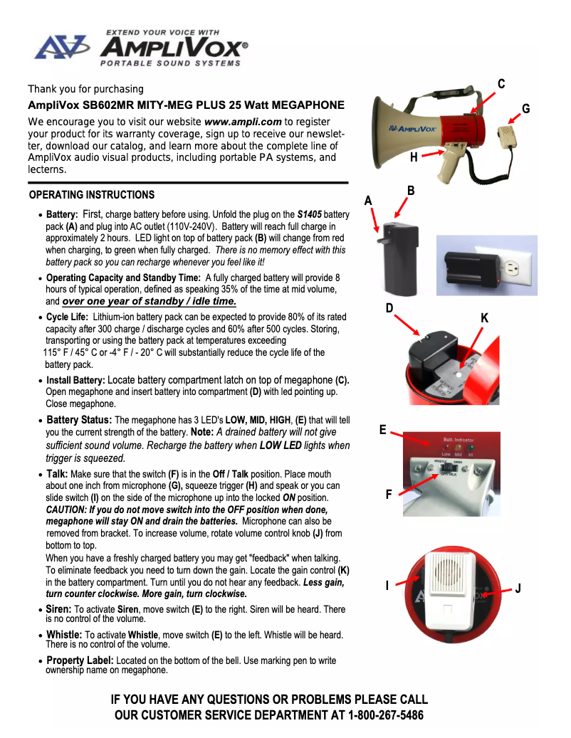 Image de la première page du manuel de l'appareil SB602MR