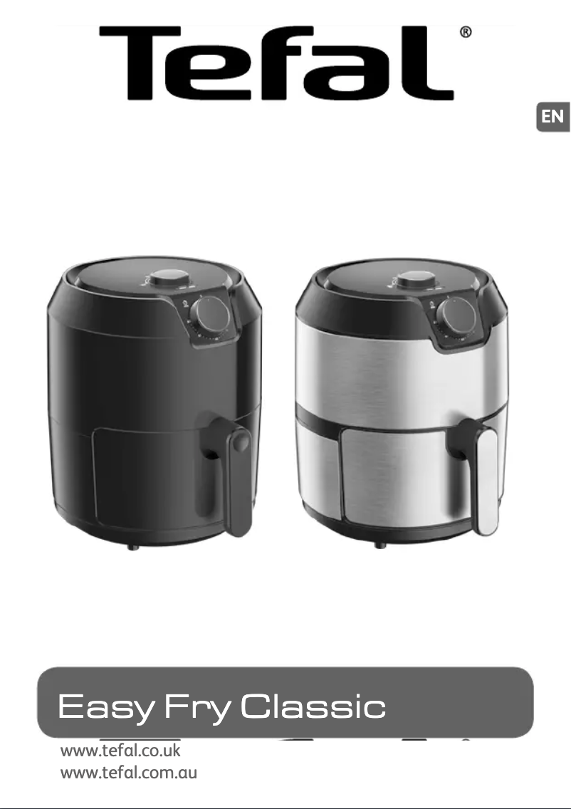 Page 1 de la notice Manuel utilisateur Moulinex Easy Fry Classic EZ201D10
