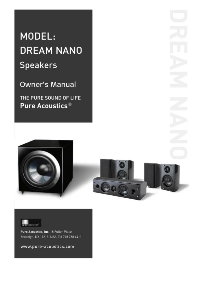 Image de la première page du manuel de l'appareil Dream Nano