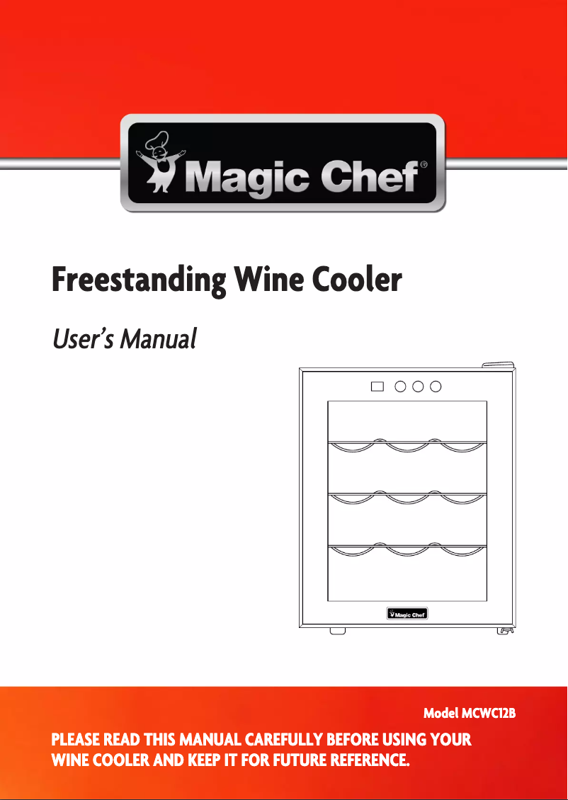 Image de la première page du manuel de l'appareil MCWC12B