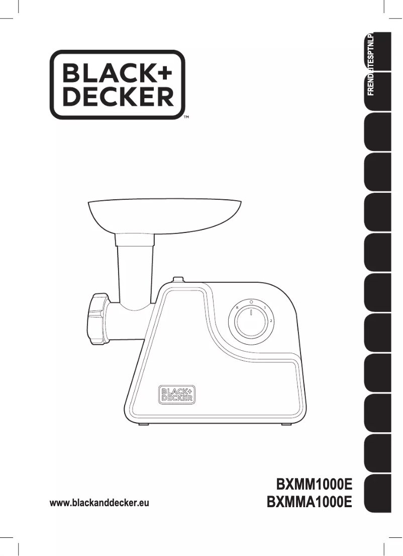 Page n°1 - Manuel utilisateur Black & Decker BXMMA1000E