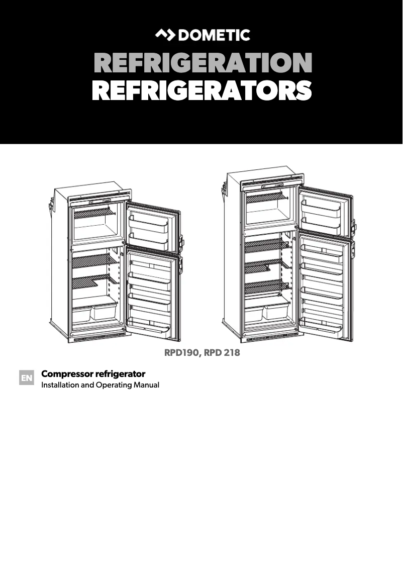 Imagen de la primera página del manual del dispositivo CoolMatic RPD 190