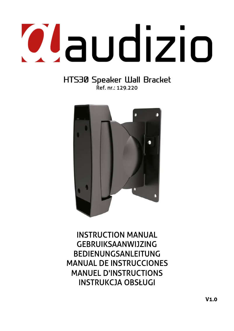 Page n°1 - Manuel utilisateur Audizio HTS30