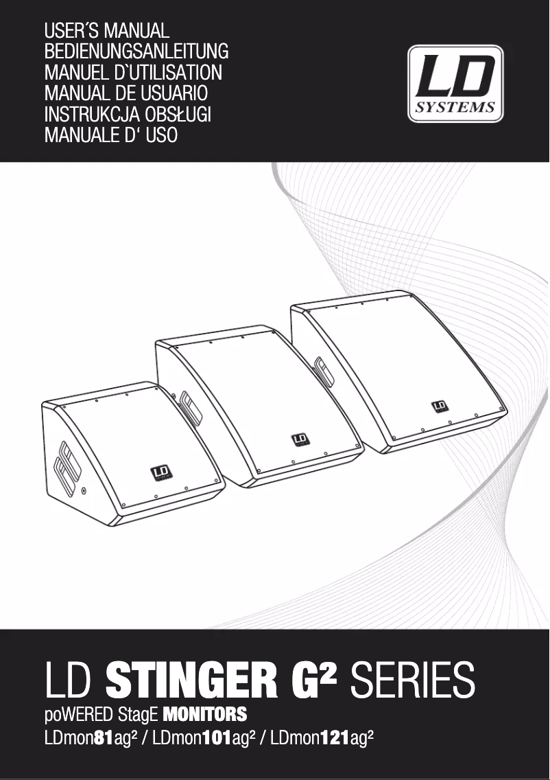 Página 1 del manual Manual de usuario LD Systems MON 101 A G2