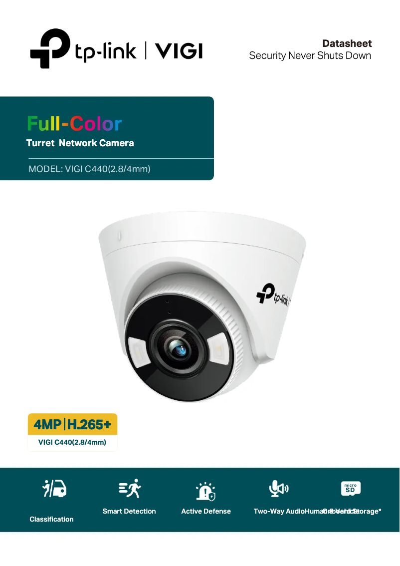 Image de la première page du manuel de l'appareil VIGI C440