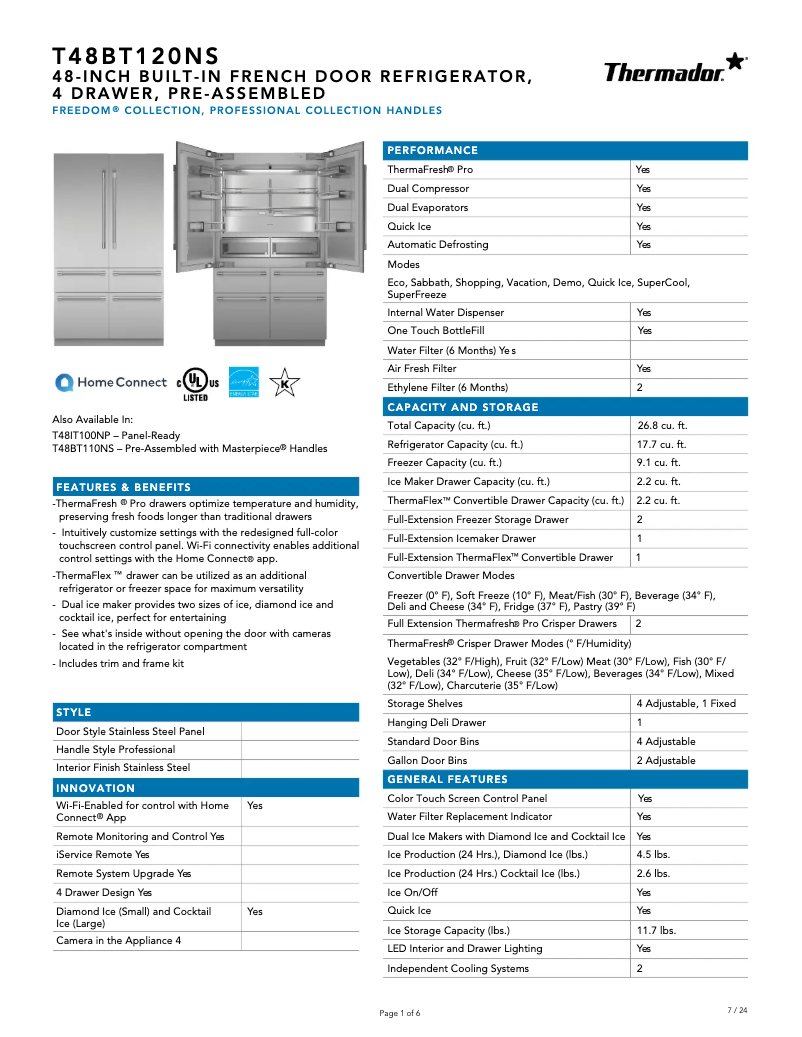 Image de la première page du manuel de l'appareil T48BT120NS