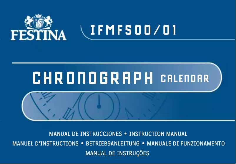 Page 1 de la notice Manuel utilisateur Festina F16590